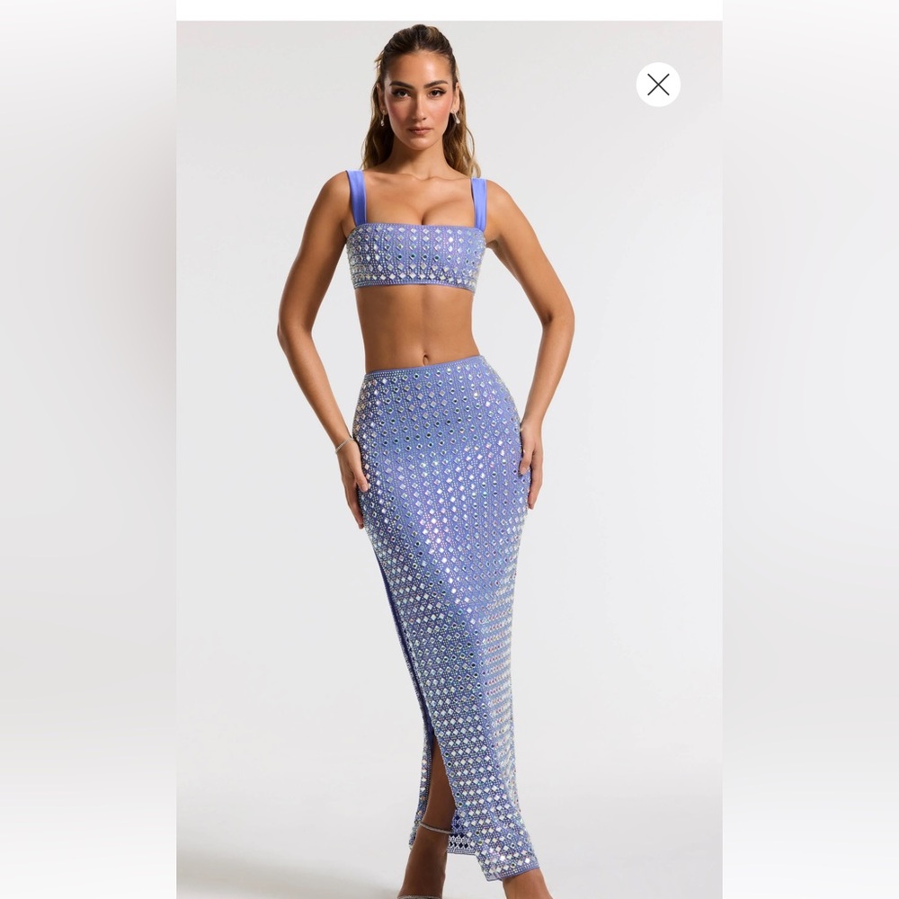 Oh Polly embellished soina skirt